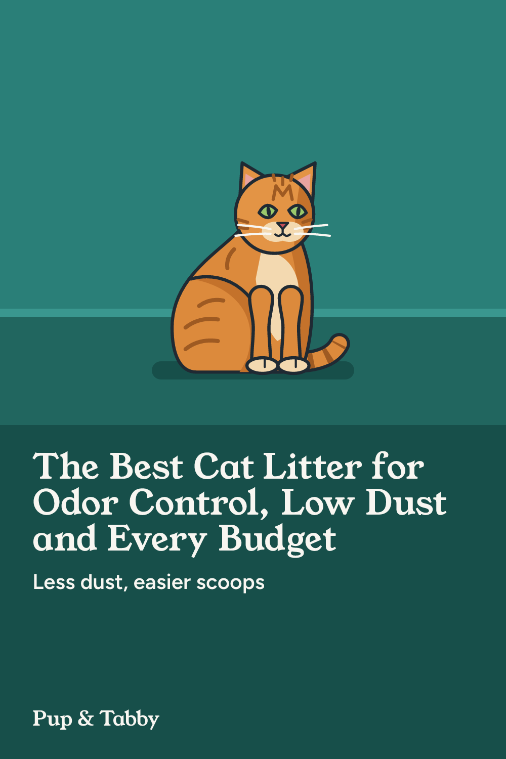 Pin: The Best Cat Litter for Odor Control, Low Dust and Every Budget