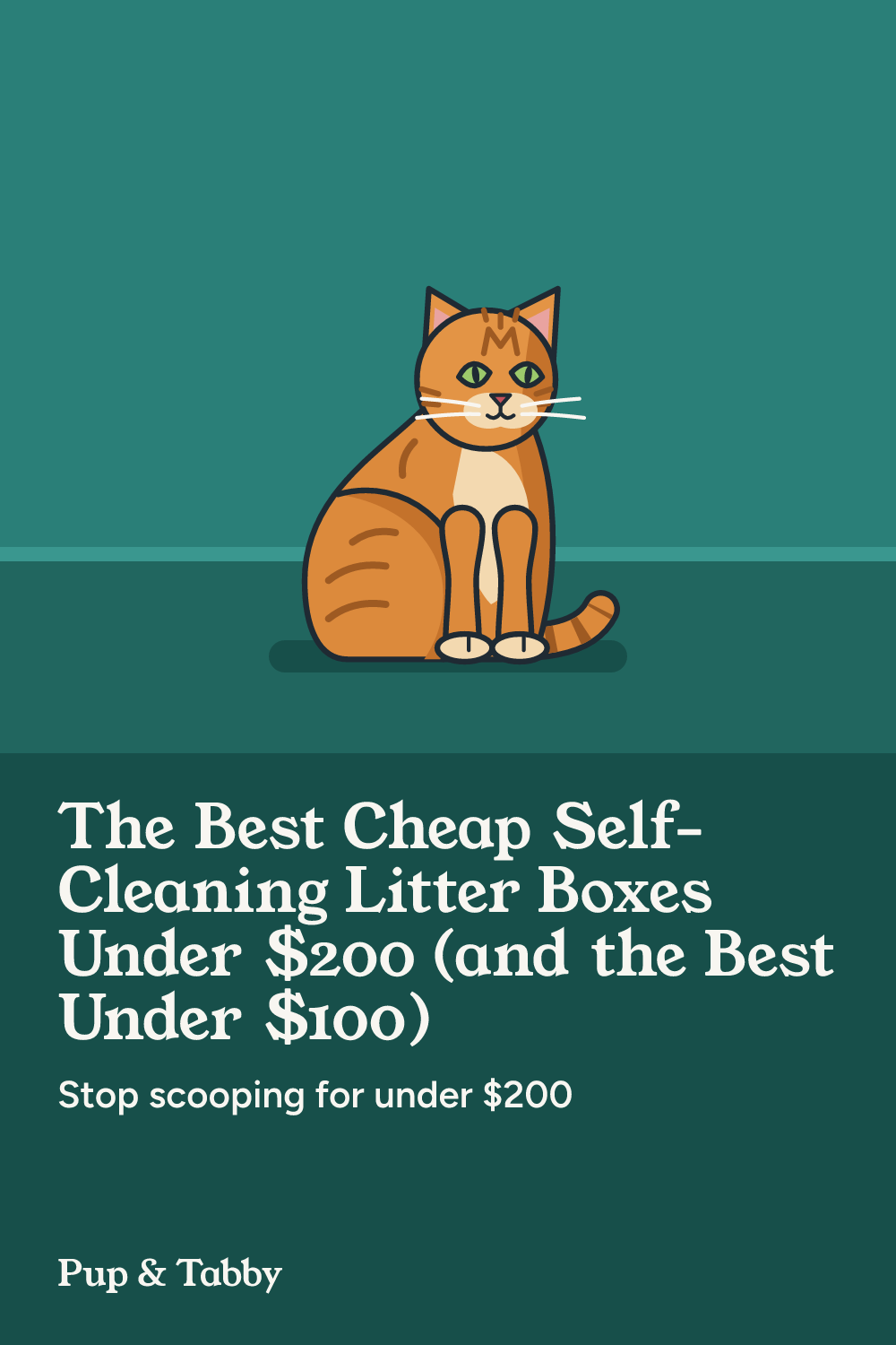 Pin: The Best Cheap Self-Cleaning Litter Boxes Under $200 (and the Best Under $100)